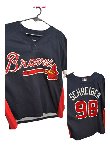 Camisa De Beisbol Original Braves De Atlanta Bravos 98