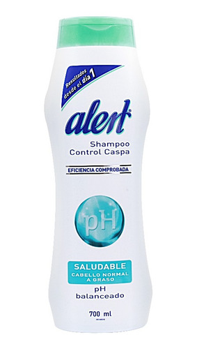 Alert Shampoo Control De Caspa Saludables 700ml
