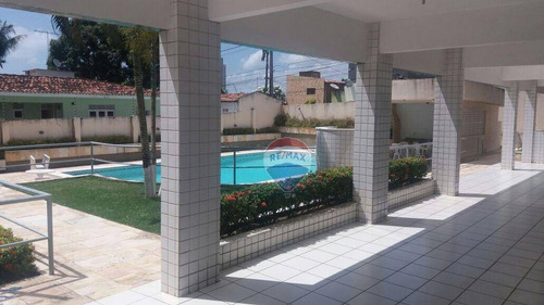 Excelente Apartamento Com 3 Dormitórios, Com Closet E Projetados À Venda, 100 M² - Candelária - Natal/rn - Ap0010