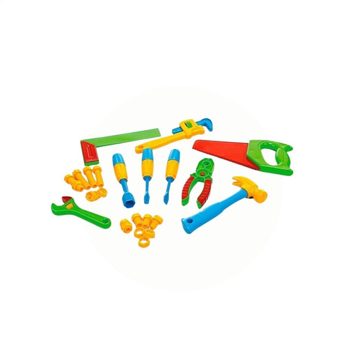 Imagem 7 de 10 de Bancada De Ferramentas Didática Brinquedo Infantil 45 Peças