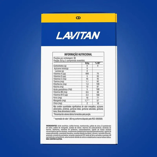 Lavitan A-z Original 90 Comp (kit 3 Uni)