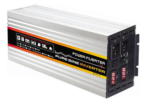 2500w Inversor De Onda Sinusoidal Pura, 12v A 110v