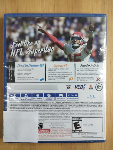 Madden Nfl 20 Ps4 Físico Impecable (Usado)