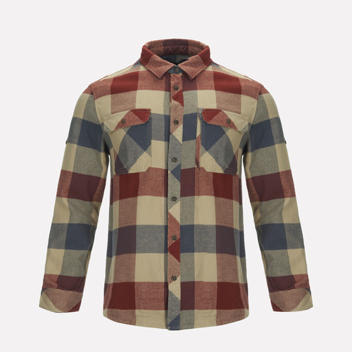 Camisa Hombre Lippi Lumberjack Shirt Terracota