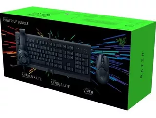 Combo Razer Power Up Teclado Mouse Auricular Cynosa Viper Cu