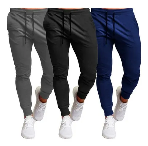 Calça masculina de best sale malha