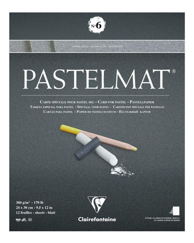 Papel Para Pastel Clairefontaine Pastelmat Nº6 24x30cm