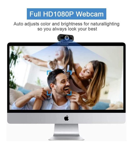 Camara Web Videoconferencia Webcam 1080p Hd Zoom Teletrabajo