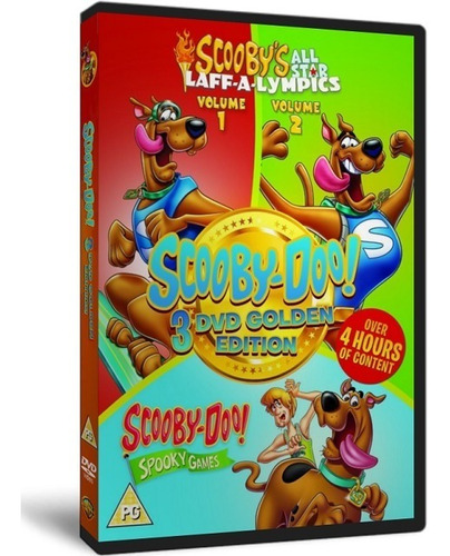 Dvd Scooby Doo Ho Ho Límpicos - 1ª E 2ª Temp + Spooky Games