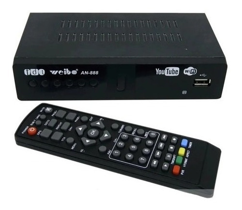 Decodificador Tdt Receptor Tv Digital Dvb T2 + Antena + Hdmi