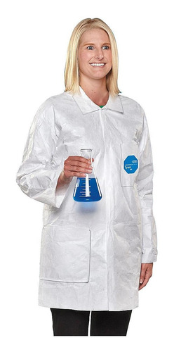 Dupont Bata De Tyvek De Laboratorio - Eg - 5/paq
