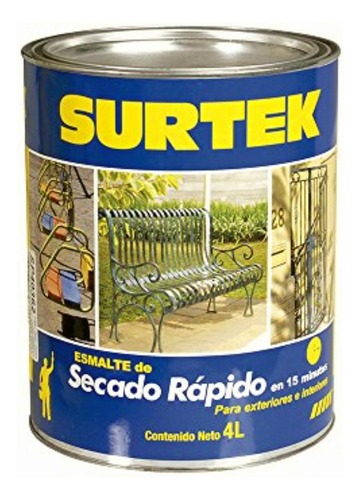 Surtek Sp40369 Esmalte De Secado Rápido, Color Azul Oscuro,