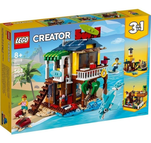 Lego Creator  - Surfera En La Playa -  Sets 3 En 1