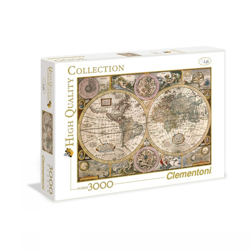 Puzzle Mapa Antiguo - 3000 Piezas - Encontralo.shop-