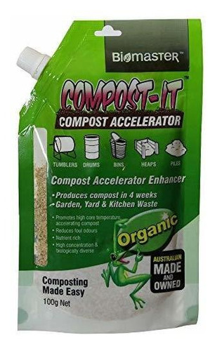 Biomaster Compost-it Compost Accelerator / Starter Paquete D