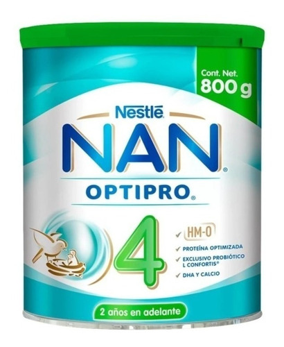 Fórmula Nestlé Nan Optipro 4 -a Partir De 2 Años - Lata 800g