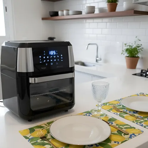 Air Fryer Oven Fry 12l Elgin 4 Em 1 + Brinde Jogo Americano