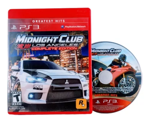 Jogo De Corrida Midnight Club Ps3 Edição Completa Original