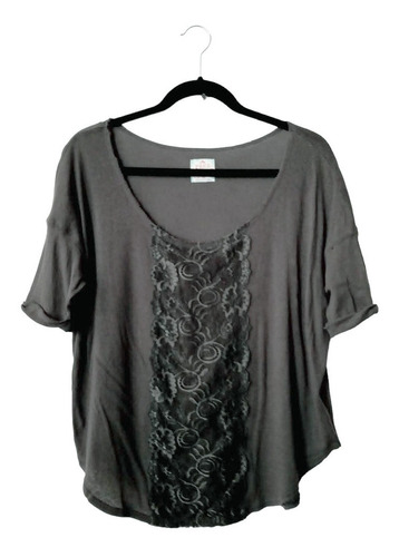 Blusa Con Encaje Free People Talla Xs