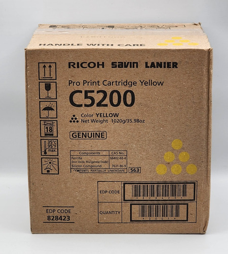 Toner Ricoh Pro C5200s 5210s Original Yello                 