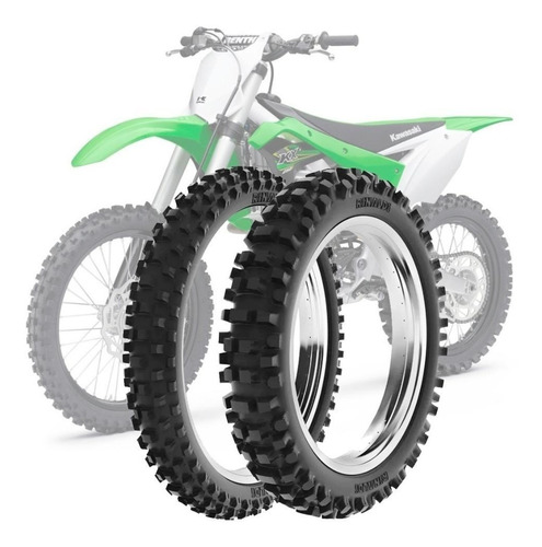 Imagen 9 de 9 de Cubierta Moto 90 100 16 Rmx35 Rinaldi Cross Tacos Premium