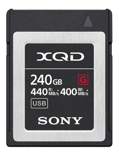 Cartão Xqd Sony Série G 240gb Qd-g240f - 400mb/s