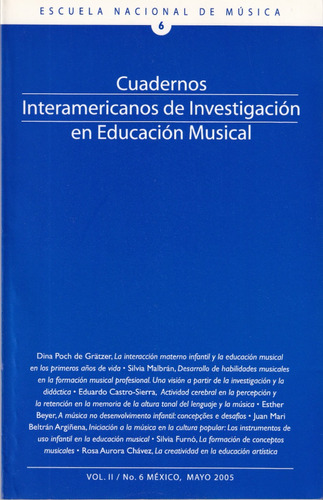 Cuadernos Interamericanos De Investigación En Educ Musical 6