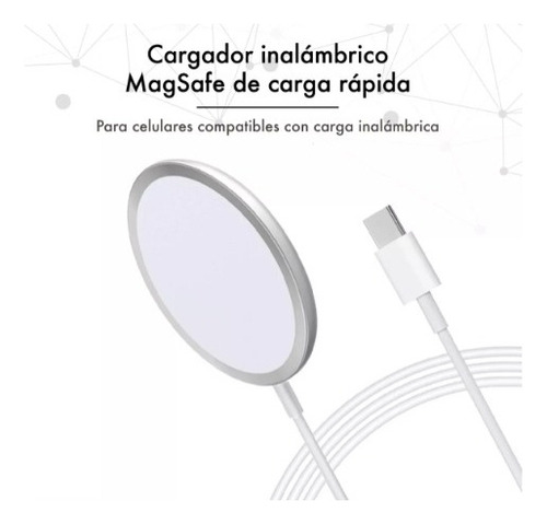 Cargador Inalámbrico Magnetico compatible con iphone