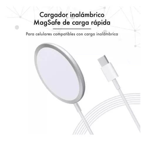 Cargador Inalámbrico Magnetico Para iPhone Magsafe 15w