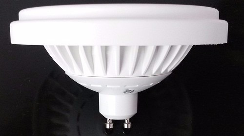 Imagen 2 de 8 de Pack X10 Lámpara Ar111 Halospot Led 12w Gu10 220 Fría/cálida