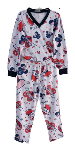 Pijama Minnie Tal Mãe Tal Filha Adulto / Infantil