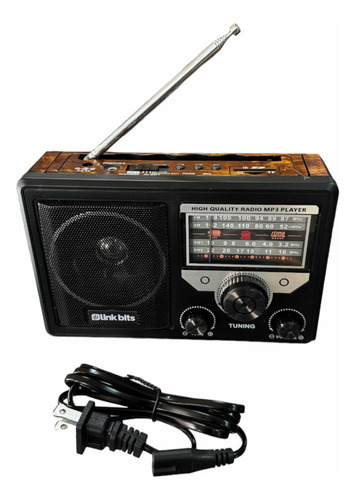 Radio Retro Am/fm Bluetooth Recargable Vingate Usb Rd-213