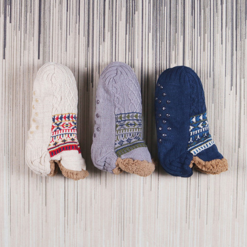 3 Pares De Calcetines Antideslizantes Suaves Para El Hogar,
