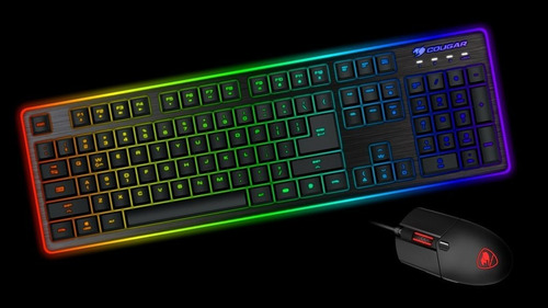 Teclado Hibrido & Mouse Gamer Deathfire Ex Gaming Cougar