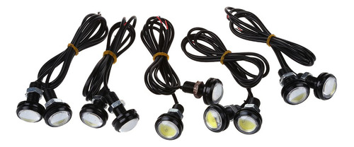 10 Luces Led Con Forma De Ojo De Águila, 9 W, 12 V, 23 Mm, P