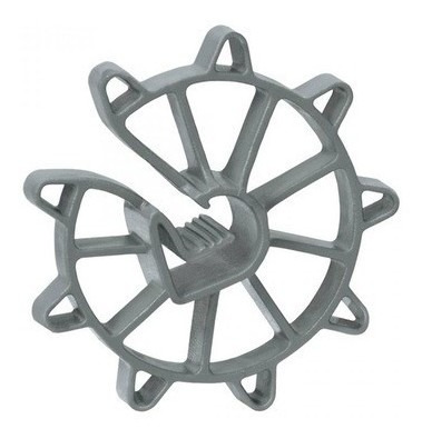 Espaçador De Concreto 3cm Plástico Circular Pacote 300 Und