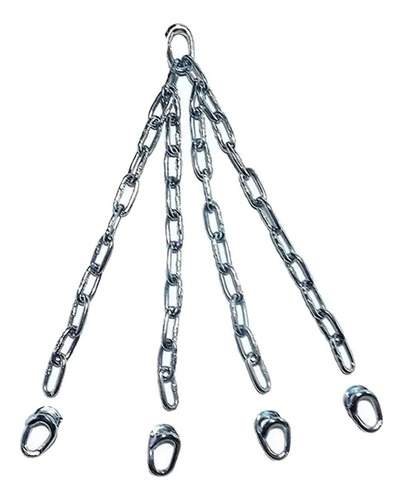 Imagen 4 de 10 de Soporte Pared + Cadena Bolsa Boxeo Hierro Reforzado Kick Pro