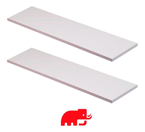 Imagen 2 de 10 de 2 Estantes Flotante Repisa Combo Ménsula Invisible 60x20x18