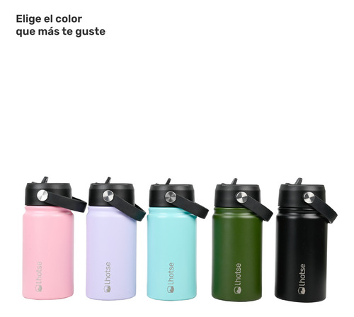 Botella Térmica Niño Insulada Lhotse Hydro 360ml Negro