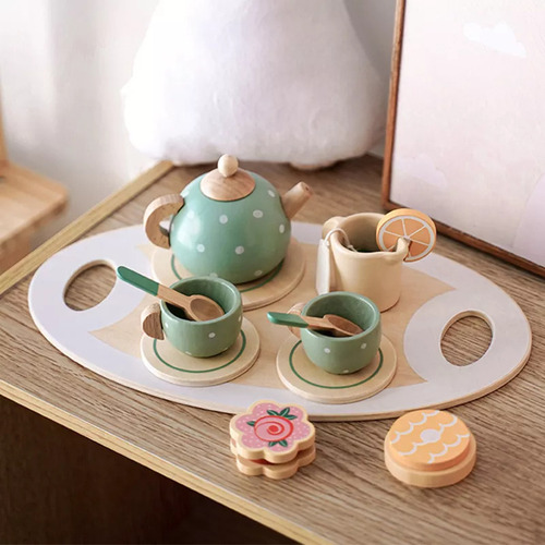 Juego De Té For Niños De Juguete De Cocina, Tazas