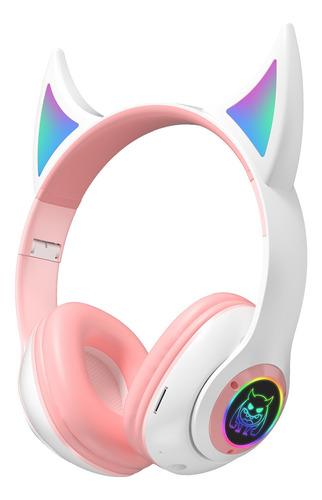 Auriculares Bluetooth Con Tarjeta Emisora De Luz Led Montada