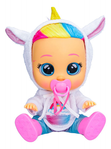 Cry Babies Dressy Fantasy Dreamy Muñeca Interactiva Con Lágr