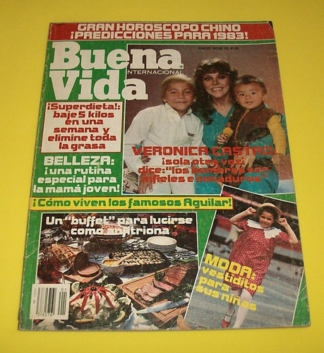 Veronica Castro Revista Buena Vida Antonio Aguilar Flor 1983