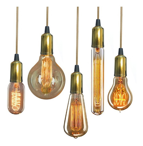 Imagem 7 de 7 de 12x Lâmpada Vintage Retrô - T. Edison - Filamento De Carbono