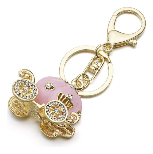 Carruaje De Cristal For Llavero De Cuento De Hadas, Bolso,