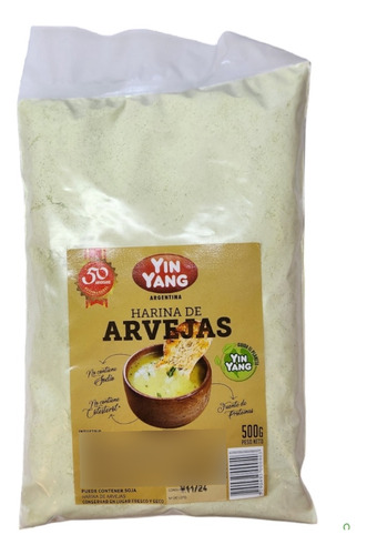 Yin Yan Harina De Arvejas Sin Tacc X 500gr