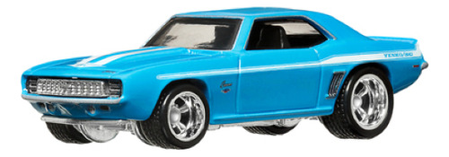 Hot Wheels Premium Chevy Camaro 1969 Color Azul