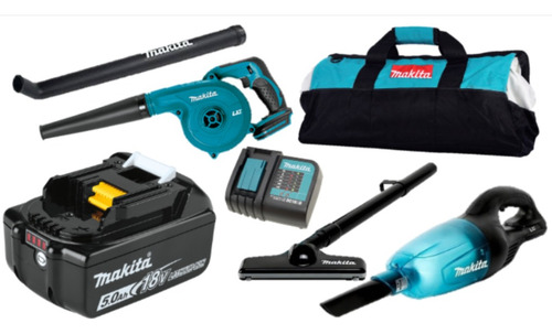 Combo Makita Sopladora - Aspiradora Lxt 18 Volts