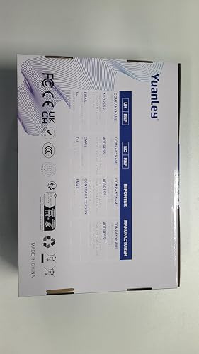 Switch Poe De 16 Puertos Yuanley Con 2 Uplinks Gigabit, 16