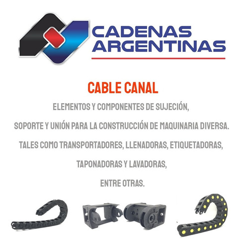 Cadena Portacable A 100 - Cable Canal Por Mts 3d Cnc